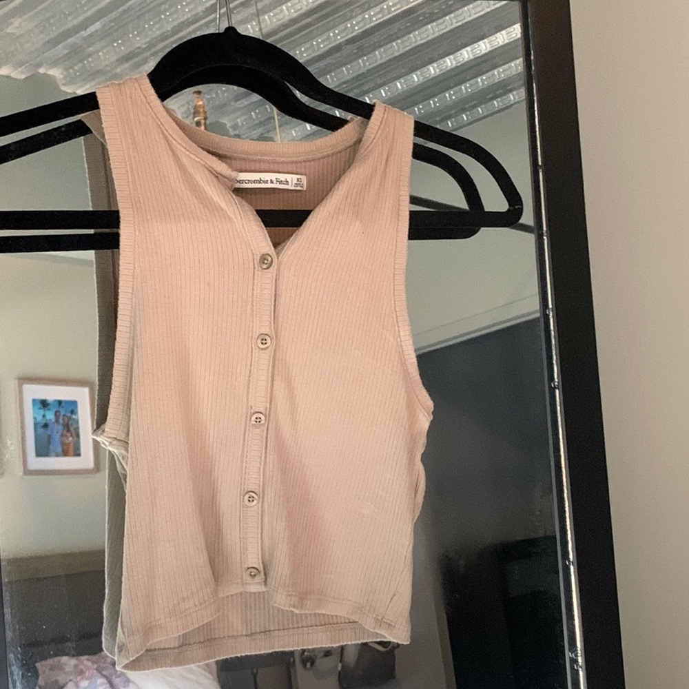 Abercrombie and fitch cropped tank